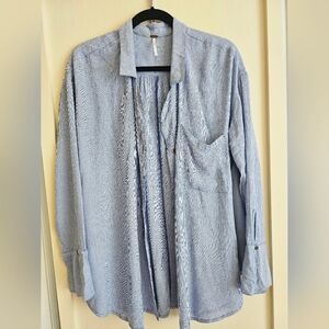 Free people button down top S